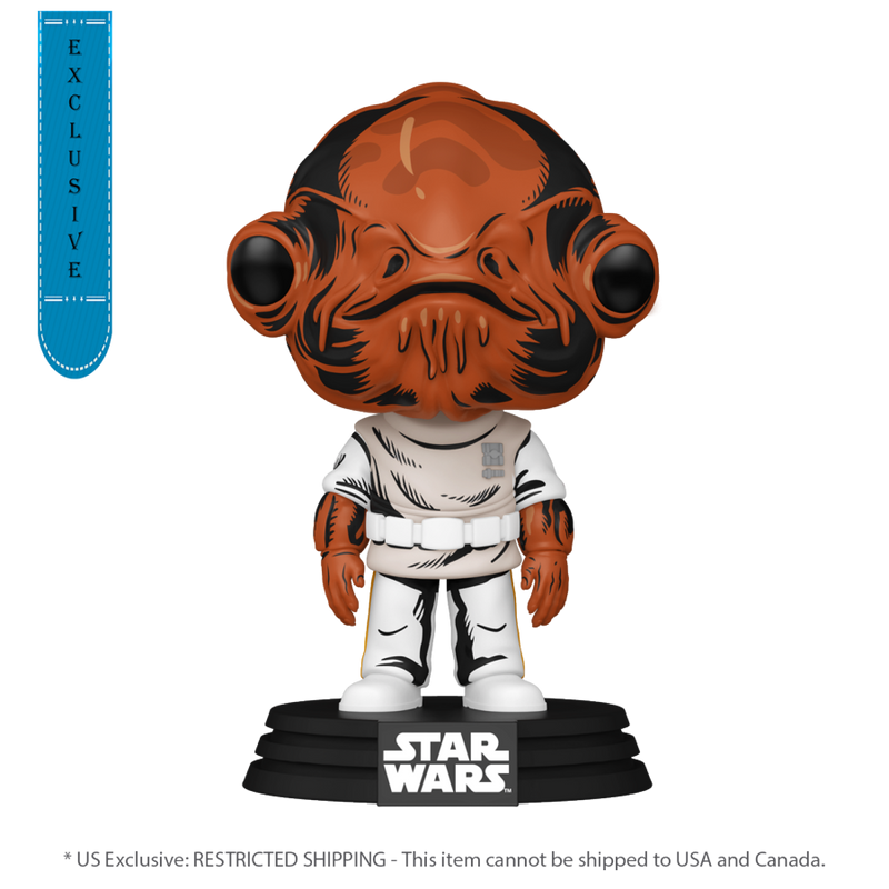 Star Wars - Admiral Ackbar Retro (US Exclusive) Pop! Vinyl Figure