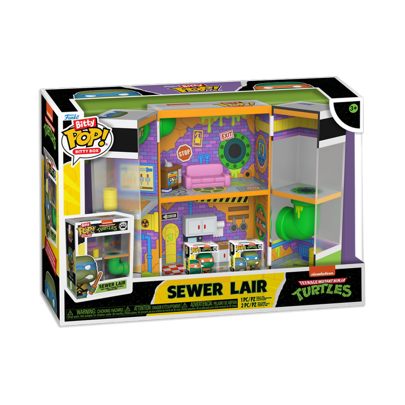Teenage Mutant Ninja Turtles - Sewer Home Bitty Box Playset