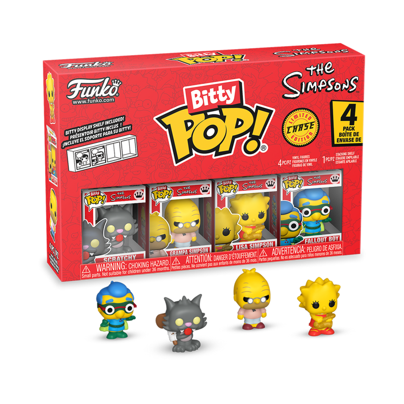 The Simpsons - Scratchy Bitty Pop! 4 Pack