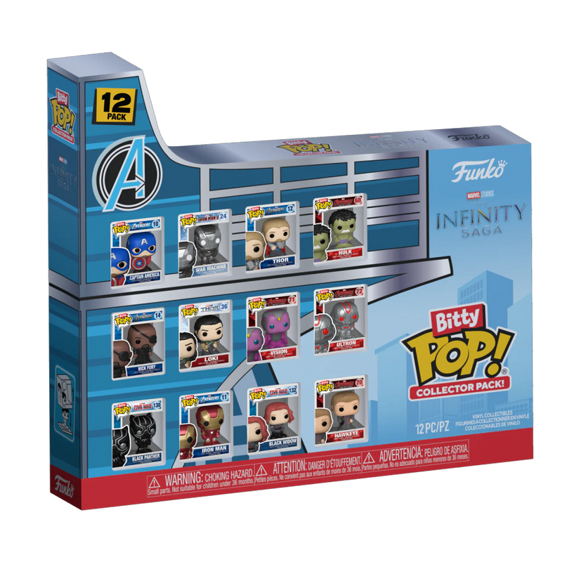 Marvel Comics - Avengers Tower Bitty Pop! 12 Pack