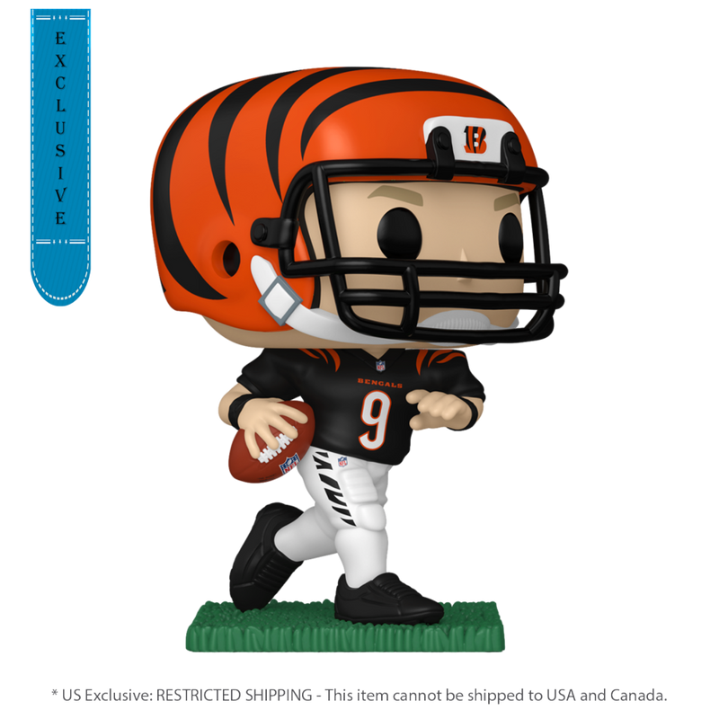 NFL: Bengals - Joe Burrow Black Jersey (US Exclusive) Pop! Vinyl Figure