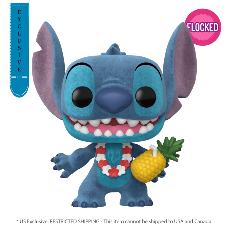 Lilo & Stitch - Luau Stitch (US Exclusive) Flocked Pop! Vinyl Figure