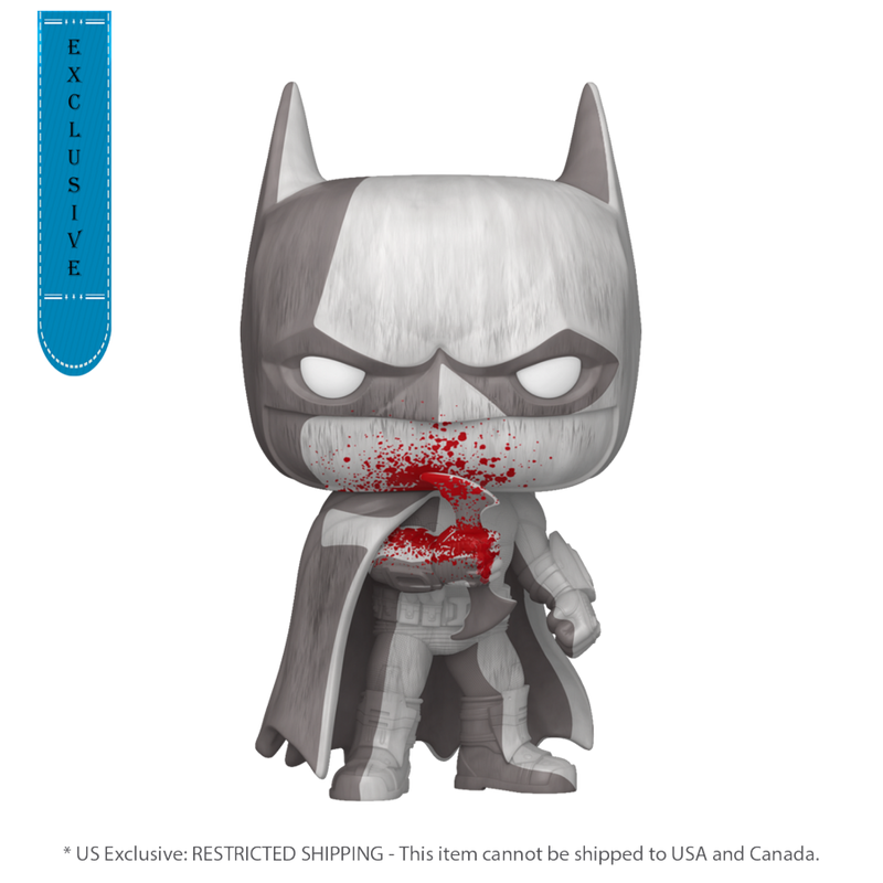Batman: Arkham City - Batman (Black & White) US Exclusive Pop! Vinyl Figure