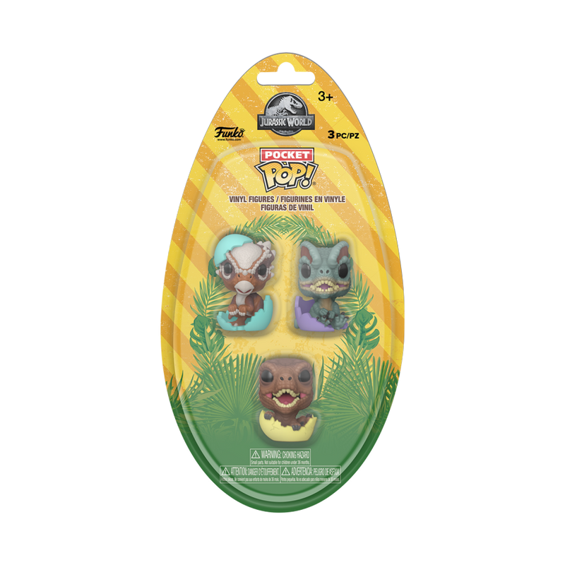 Jurassic World - Easter Pocket Pop! Vinyl Figure 3 Pack