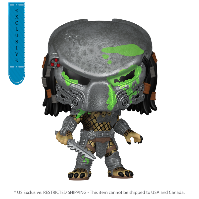 Alien Vs Predator: Requiem - Bull Predator Battle Damaged (US Exclusive) Glow Pop! Vinyl Figure