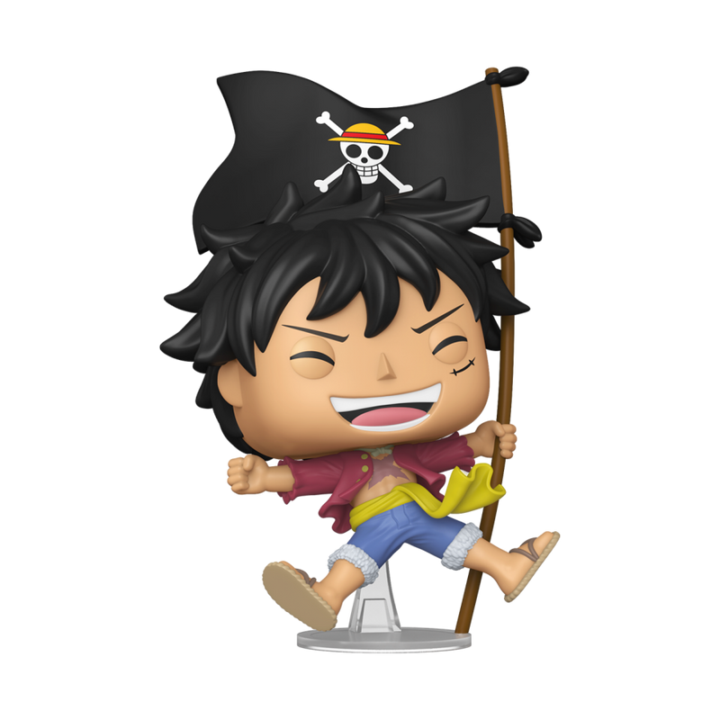 One Piece - Luffy D. Luffy with Flag (US Exclusive) Pop! Vinyl Figure
