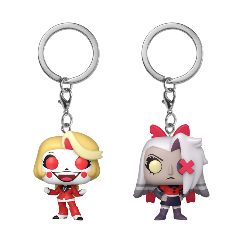 Hazbin Hotel - Charlie & Vaggie Pop! Keychain 2 Pack
