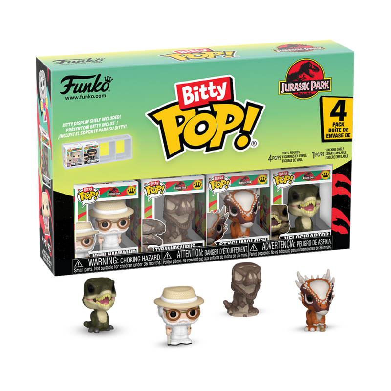 Jurassic Park - Velociraptor Bitty Pop! 4 Pack