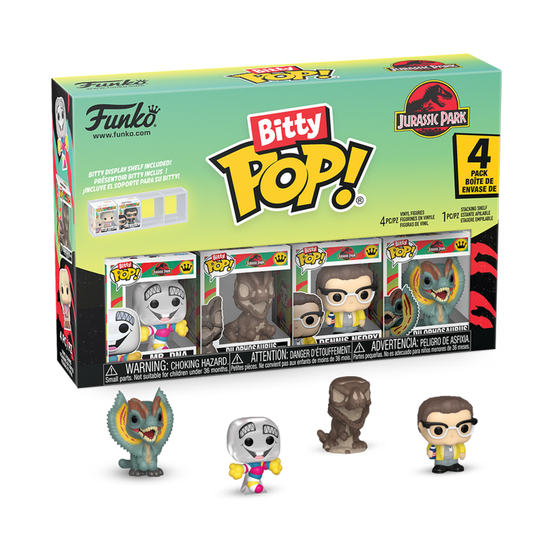 Jurassic Park - Mr DNA Bitty Pop! 4 Pack