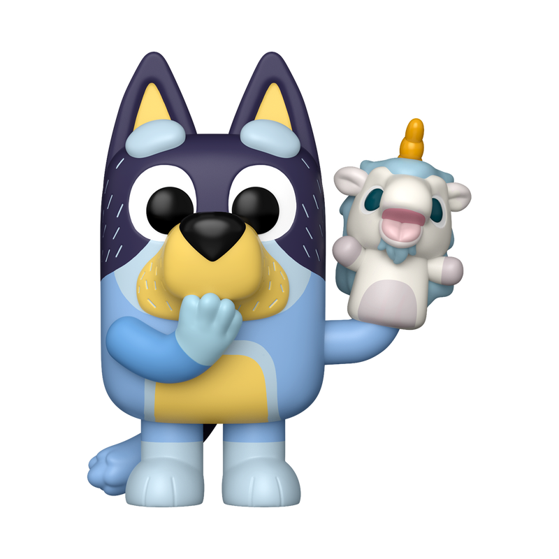 Bluey - Bandit with Unicorse Pop! Vinyl Figure