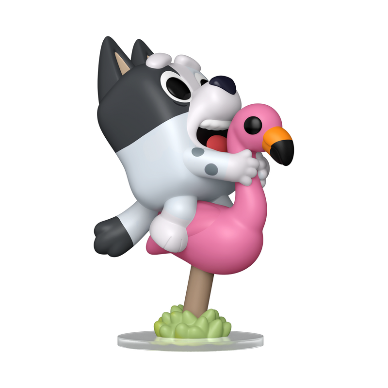 Bluey - Muffin on Flamingo Pop! Vinyl Figure