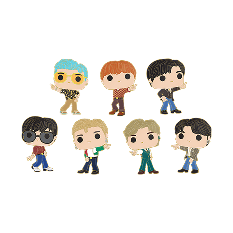 BTS - Band Members Enamel Pin 7 Pack