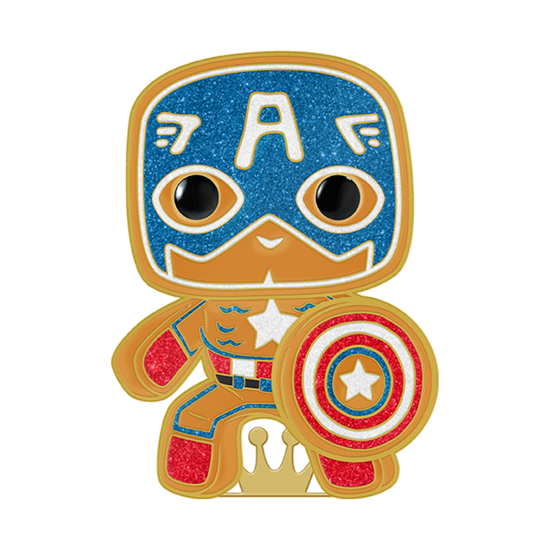 Marvel Comics - Captain America Gingerbread Enamel Pop! Pin