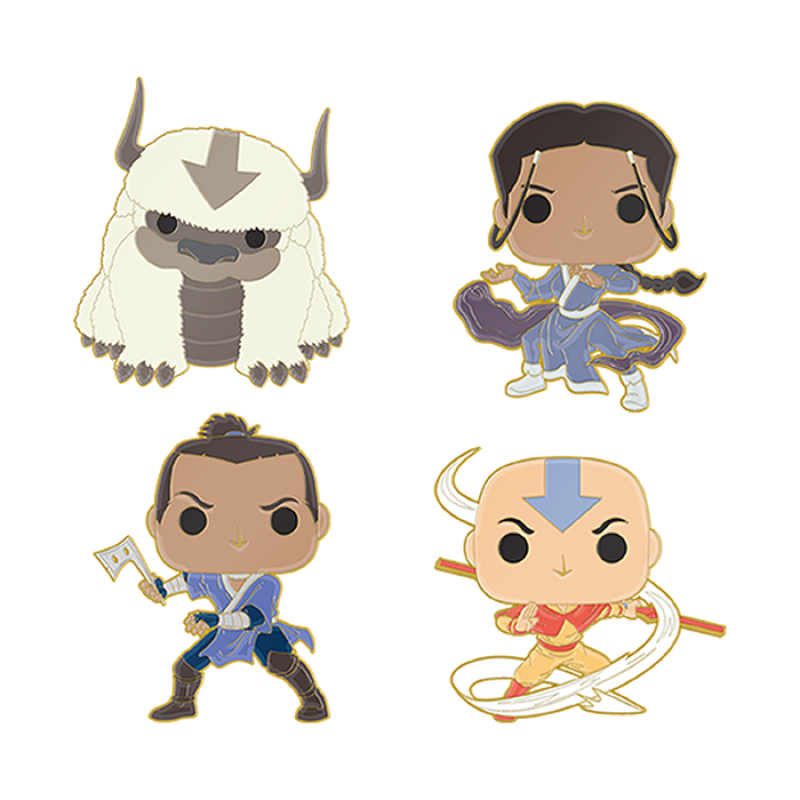 Avatar: The Last Airbender - Characters 4 Pack Pin Set