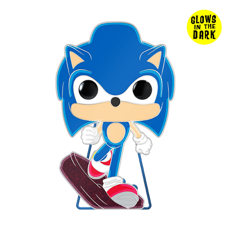 Sonic the Hedgehog - Sonic (Chance of Chase) Glow Enamel Pop! Pin
