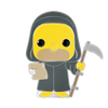 Simpsons - Grim Reaper Homer Enamel Pop! Pin