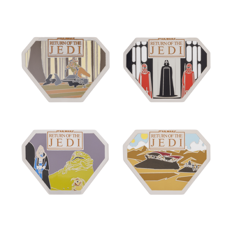 Star Wars: Return of the Jedi 40th Anniversary - Enamel Pin 4 Pack