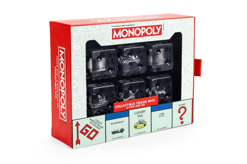 Metallic Dice Games – Monopoly 22mm Oversized Dice Set