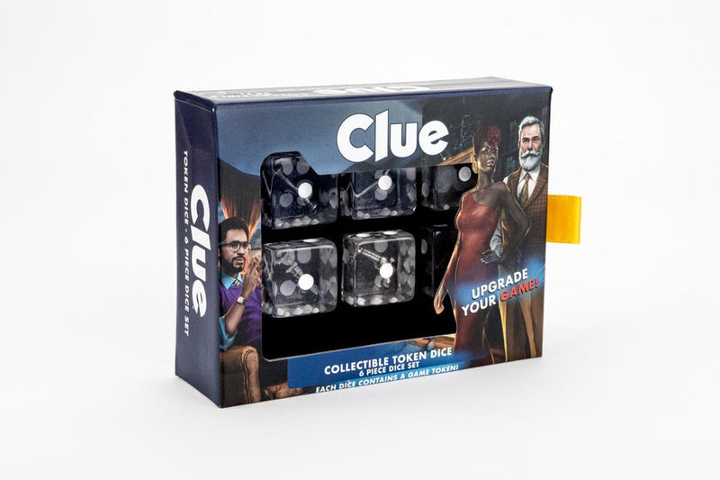 Metallic Dice Games - Clue 22mm Oversized Dice Set- Weapons Inclusions