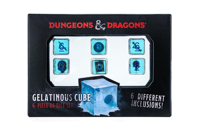 Metallic Dice Games – D&D Gelatinous Cube 6-Pack