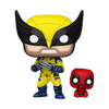 Deadpool & Wolverine - Wolverine with Babypool Pop! Vinyl Figure