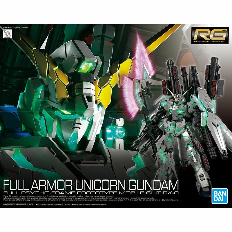 RG 1/144 Full Armor Unicorn Gundam Model Kit