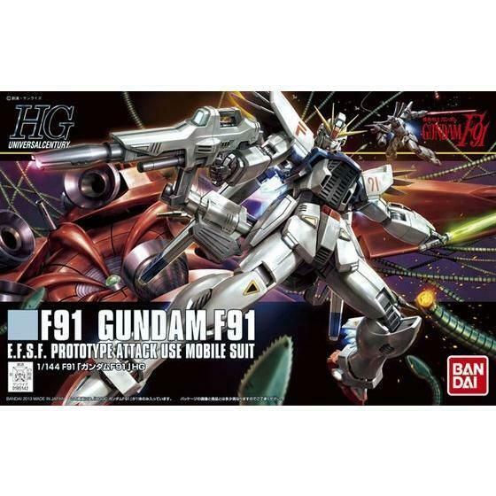 HGUC 1/144 Gundam F91 Model Kit