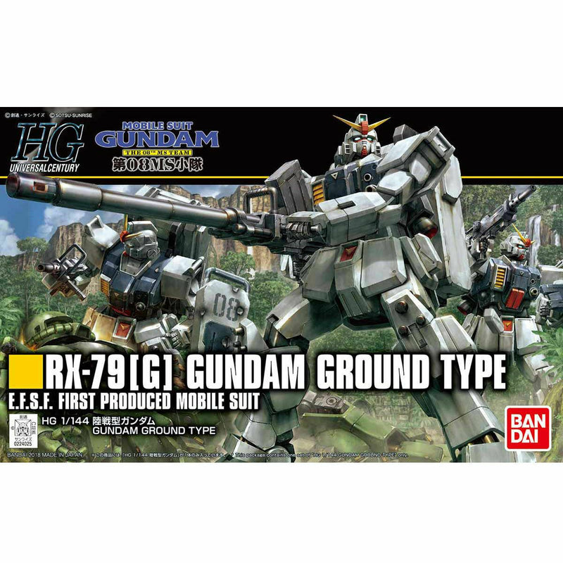 HG 1/144 Gundam Ground Type Model Kit