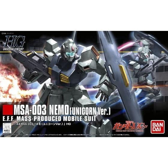 HGUC 1/144 Nemo (Unicorn Ver.) Model Kit