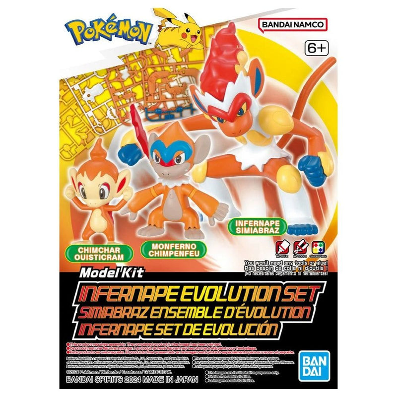 Pokemon - Infernape Evolution Set Model Kit