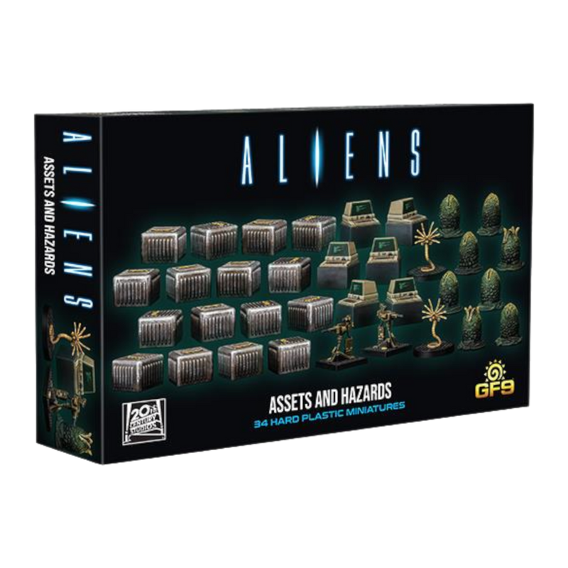 Aliens - Assets and Hazards [34 Hard Plastic Minatures]