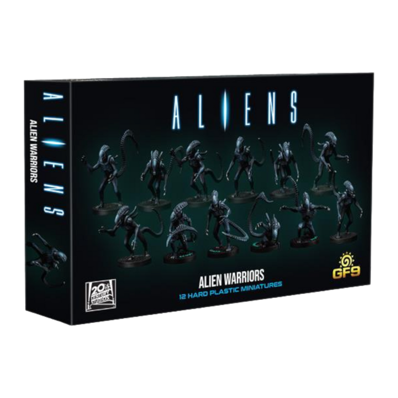 Aliens - Alien Warriors [12 Hard Plastic Minatures]