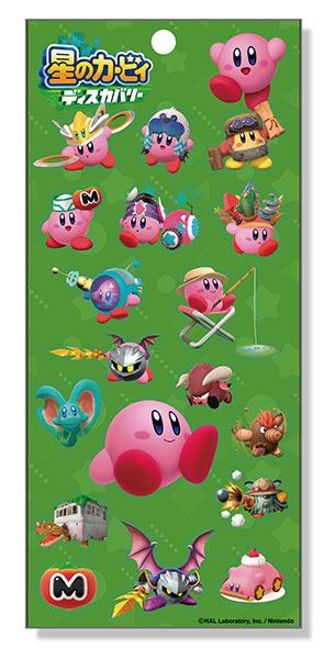 Kirby - Kirby and the Forgotten Land: Clear Sticker Pack (Series 2)