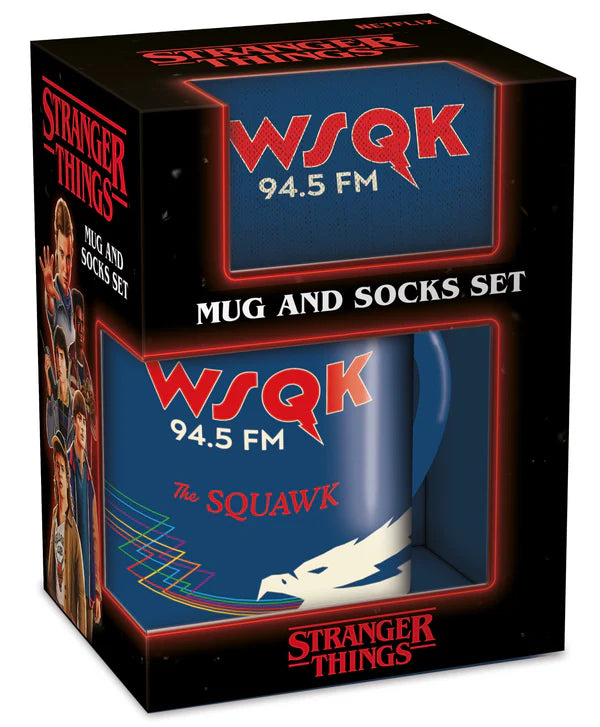 Stranger Things: WSQK Mug & Sock Set
