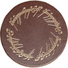 The Lord of the Rings - One Ring Leather Coaster Set