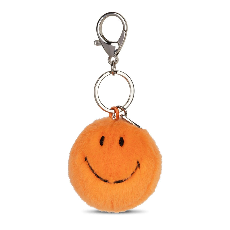 Smiley: ECO Fuzzy Orange Keychain (5.5 cm)