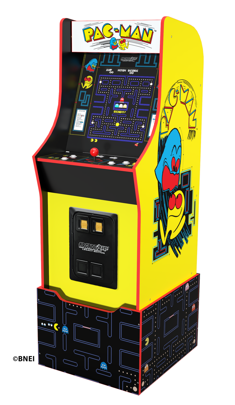 Arcade1Up - Pac-Man Bandai Legacy Arcade Game with Riser
