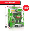 EVORETRO: Funko Pop! Protector  4 Inch (.4mm) Green Splatter