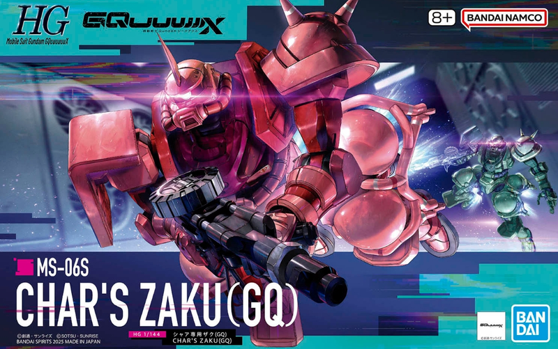 HG 1/144 Char's Zaku (GQ) Model Kit