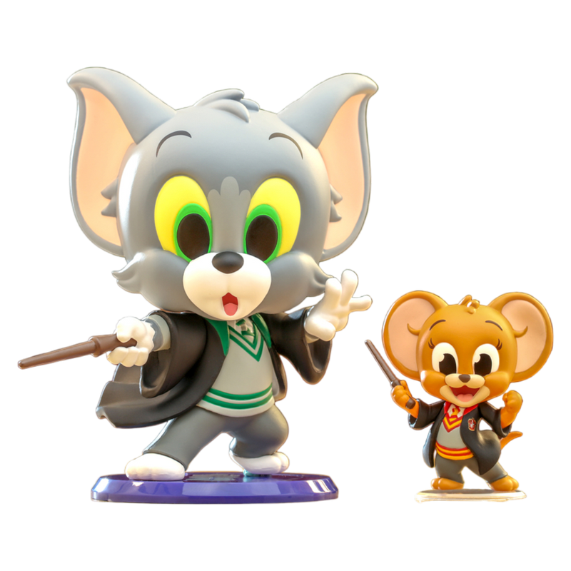 Tom and Jerry - Tom and Jerry in Gryffindor and Slytherin House Robes Cosbaby Set