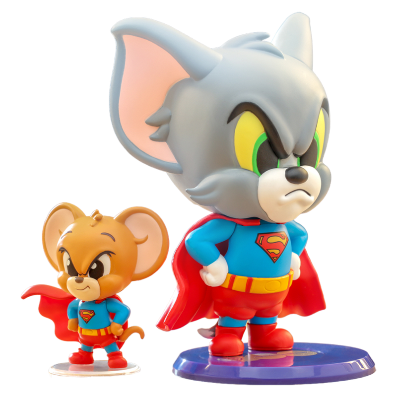Tom and Jerry - Tom and Jerry as Superman Cosbaby Set