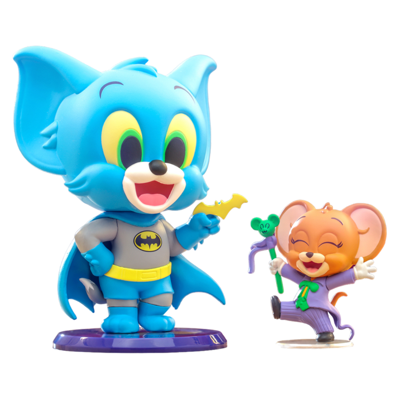 Tom and Jerry - Tom and Jerry as Batman and Joker Cosbaby Set