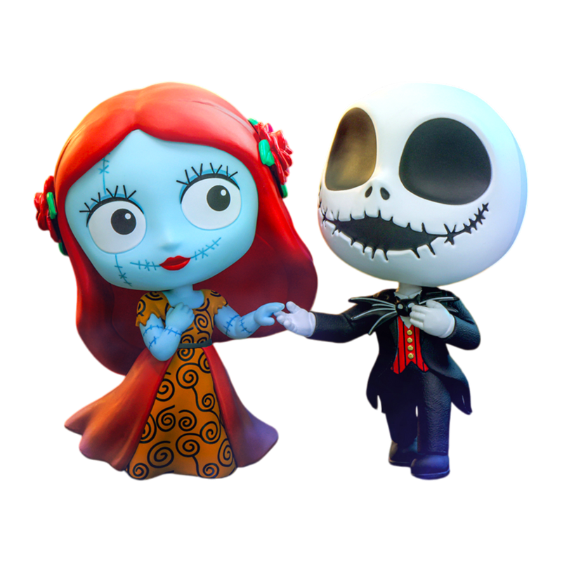 The Nightmare Before Christmas - Jack and Sally Dancing Cosbaby 2 Pack