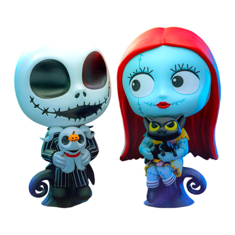 The Nightmare Before Christmas - Jack and Sally Sitting Cosbaby 2 Pack