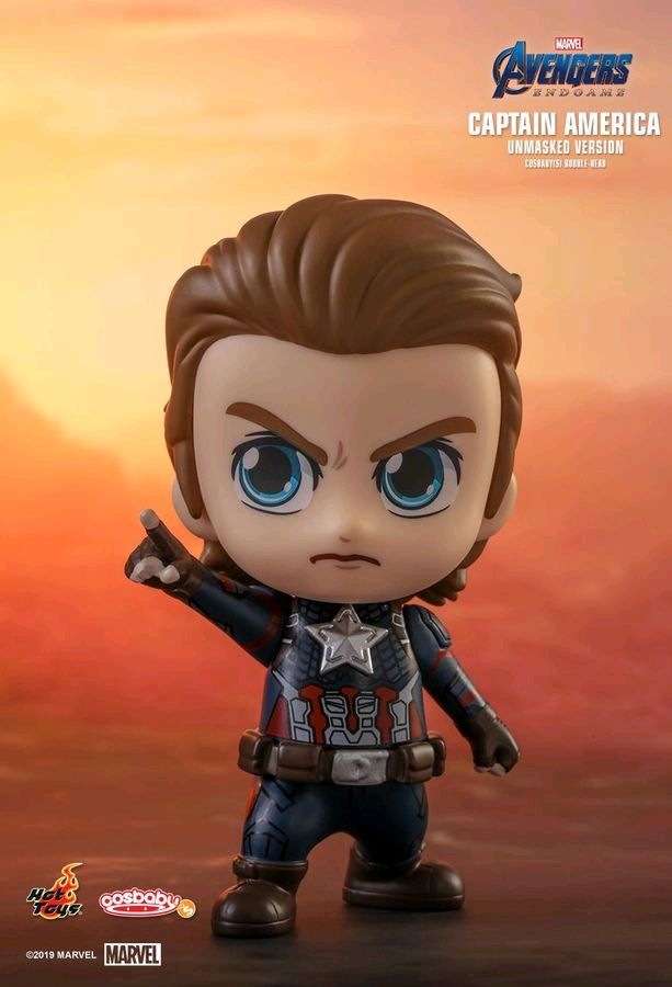 Avengers 4 - Captain America Unmasked Cosbaby