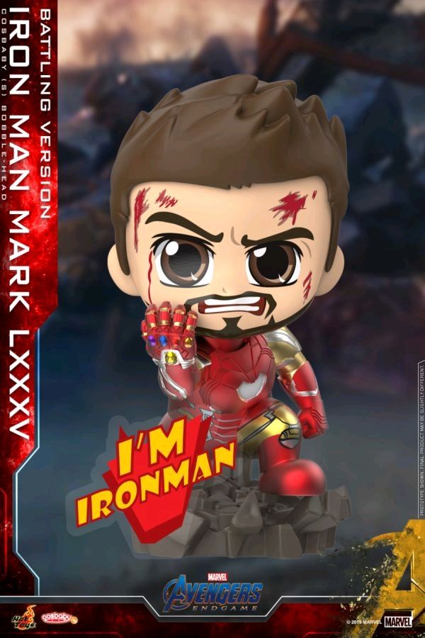 Avengers 4: Endgame - Iron Man Mark LXXXV Battling Cosbaby