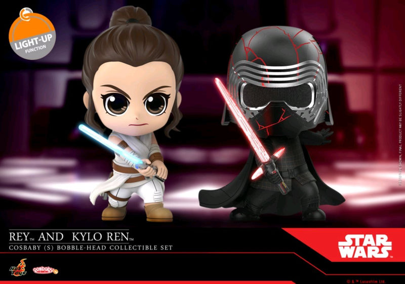 Star Wars - Rey & Kylo Ren Episode IX Rise of Skywalker Cosbaby Set