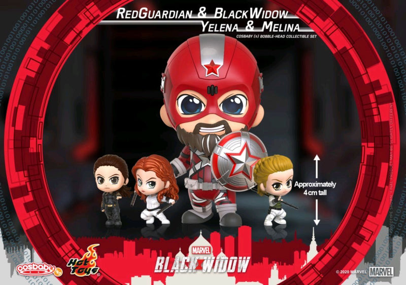 Black Widow - Black Widow, Yelena, Red Guardian & Melina Cosbaby Set