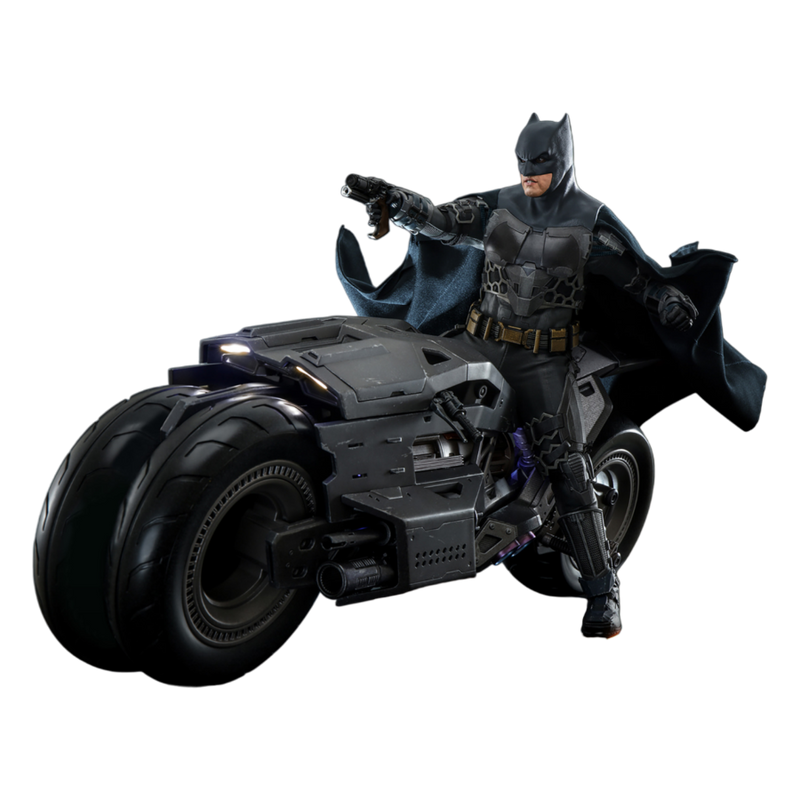The Flash (2023) - Batman and Batcycle 1/6 Scale Collectable Action Figure Set