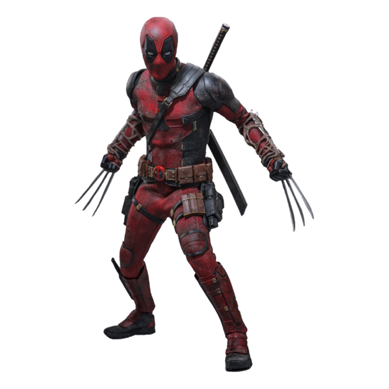 Deadpool & Wolverine - Deadpool (Battling Version) 1/6 Scale Collectible Action Figure